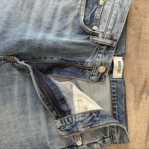 AGOLDE 90’s Pinch Waist straight leg stripe jeans - Picture 4 of 11